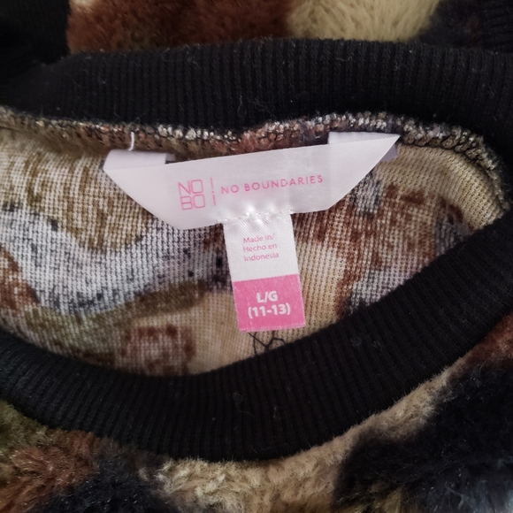 No Boundaries Juniors' Plus Size Faux Fur Pullover Sweater - Picture 7 of 7